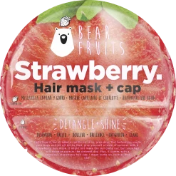 Bear Fruits Haarmaske Strawberry + Cap