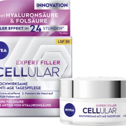 NIVEA Expert Filler Cellular Hochwirksame Anti-Age Tagespflege LSF 30 7 NIVEA Expert Filler Cellular Hochwirksame Anti-Age Tagespflege LSF 30 -Compeed Geschäft MAM 9179024 SHOP IMAGE 1.4