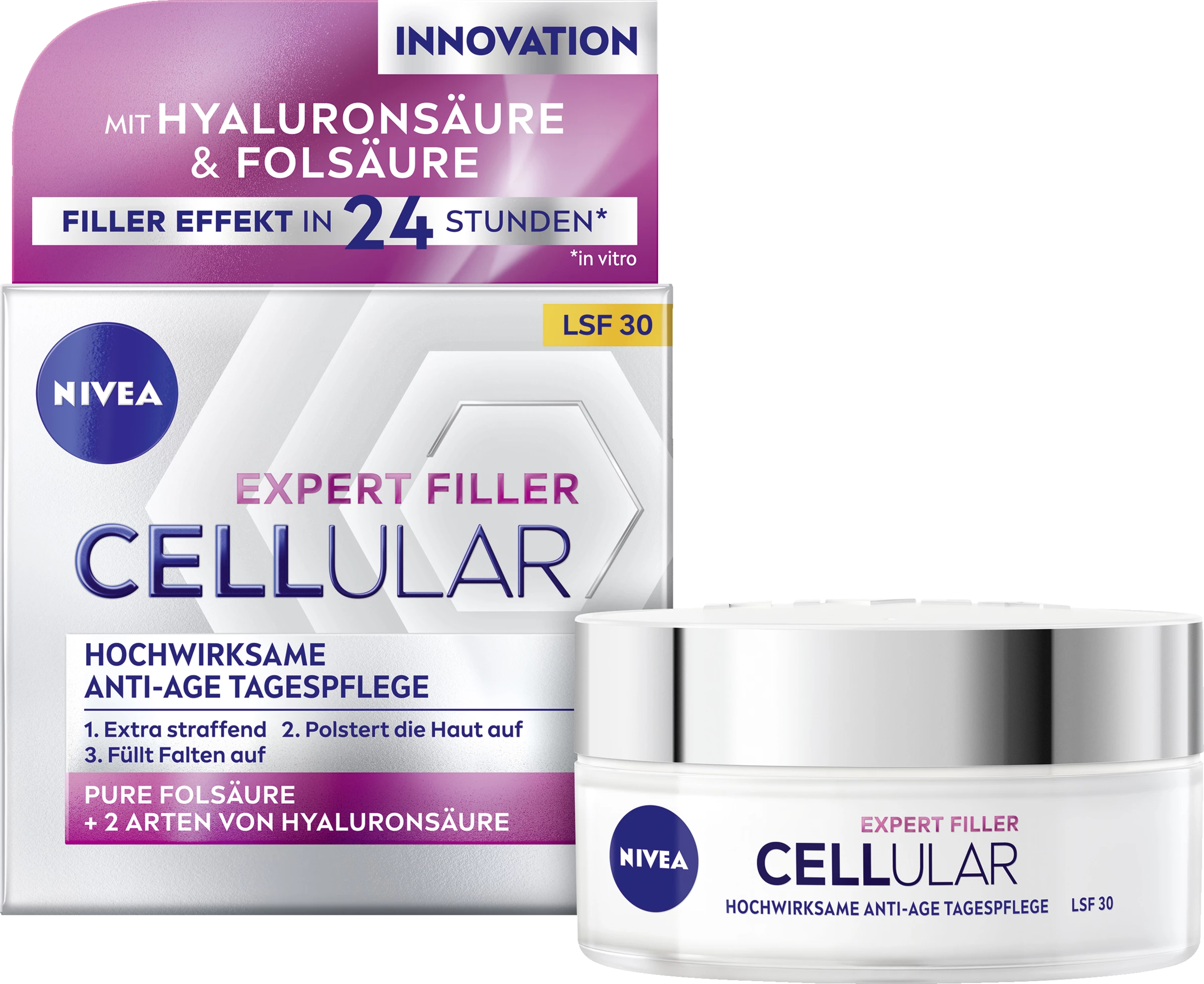 NIVEA Expert Filler Cellular Hochwirksame Anti-Age Tagespflege LSF 30 3 NIVEA Expert Filler Cellular Hochwirksame Anti-Age Tagespflege LSF 30 – Bild 3
