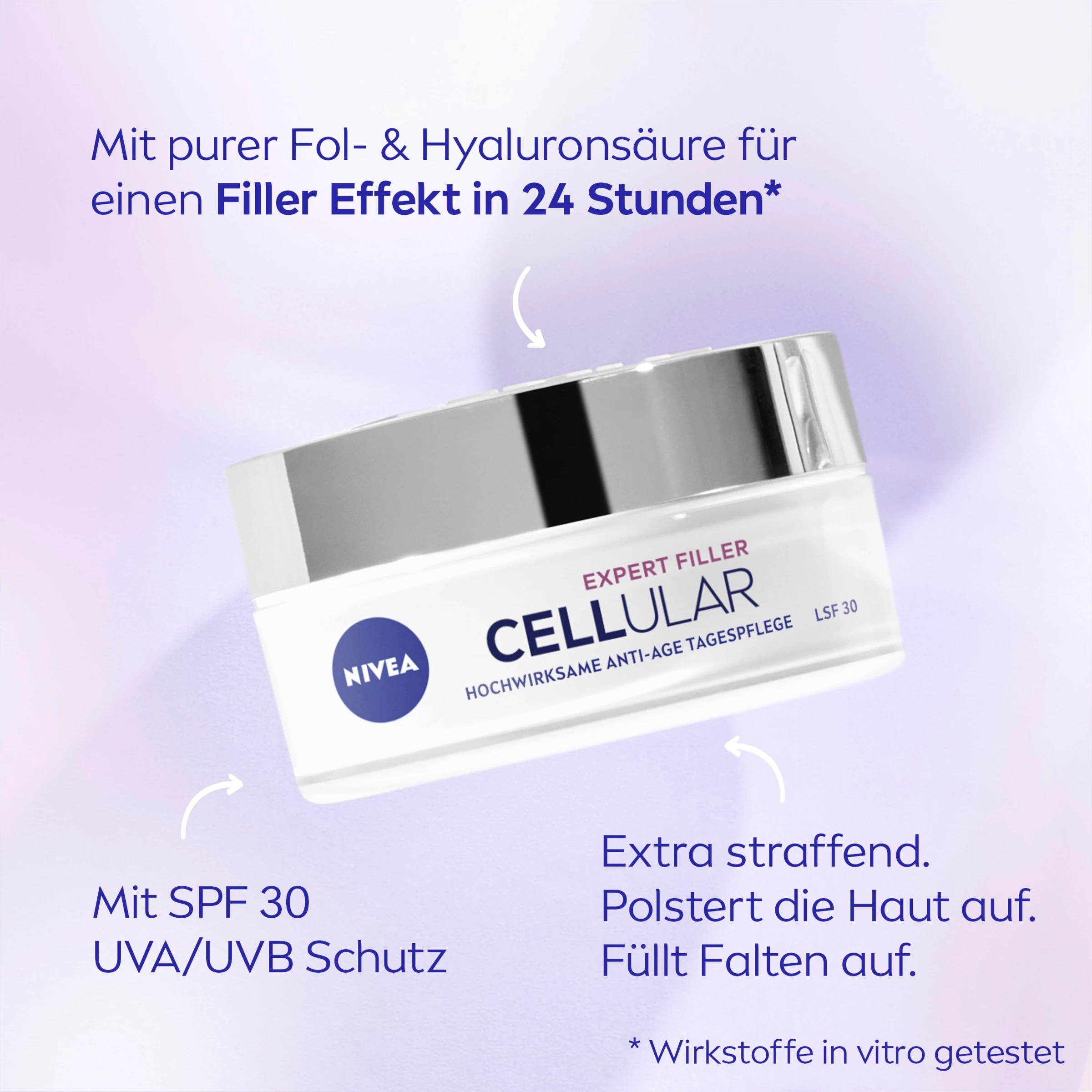 NIVEA Expert Filler Cellular Hochwirksame Anti-Age Tagespflege LSF 30 4 NIVEA Expert Filler Cellular Hochwirksame Anti-Age Tagespflege LSF 30 – Bild 4