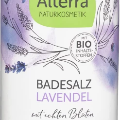 Alterra NATURKOSMETIK Badesalz Lavendel Mit Echten Blüten