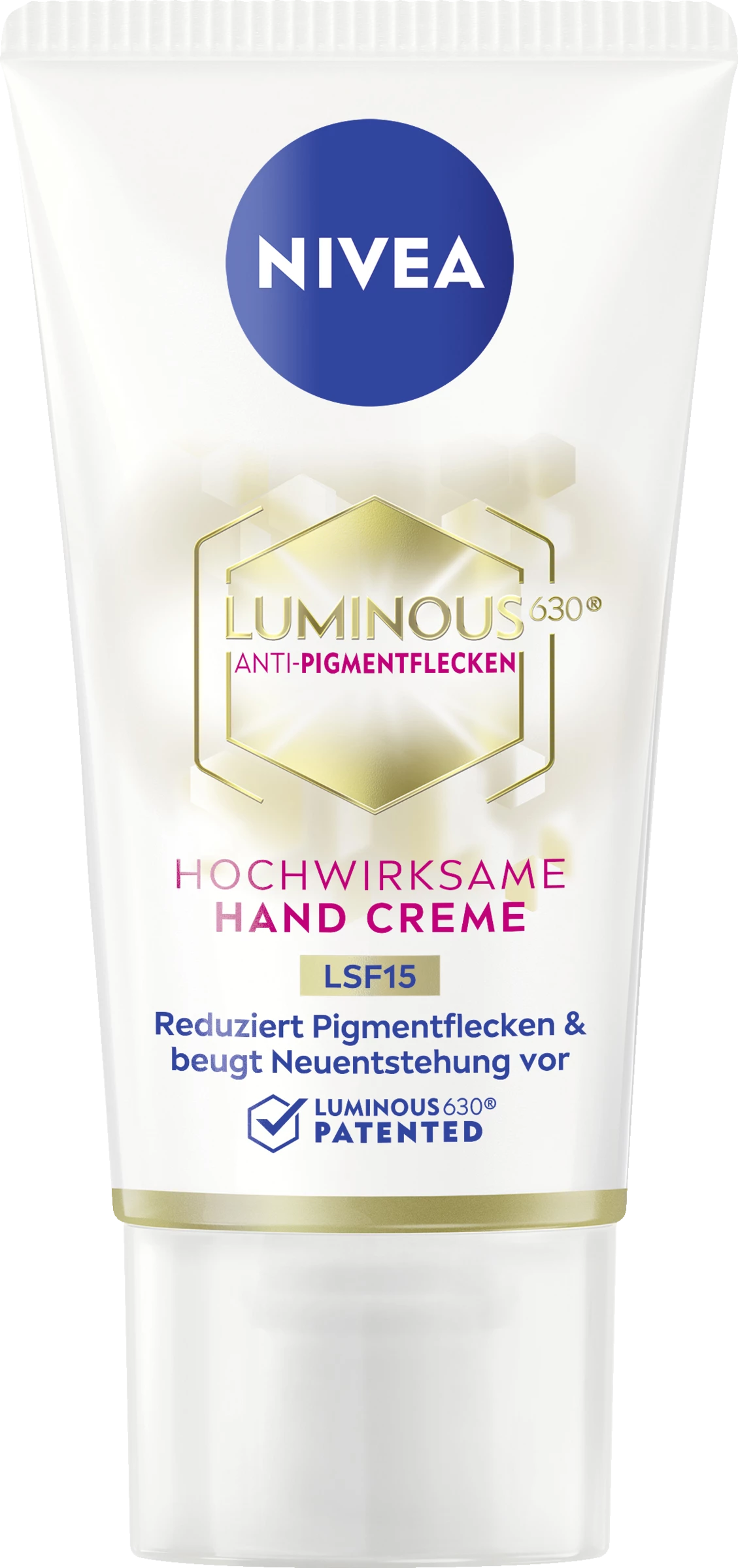 NIVEA Luminous Anti-Pigmentflecken Hochwirksame Hand Creme LSF15 1 NIVEA Luminous Anti-Pigmentflecken Hochwirksame Hand Creme LSF15