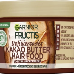 Garnier Fructis Definierendes Kakao Butter Hair Food 3in1 Maske
