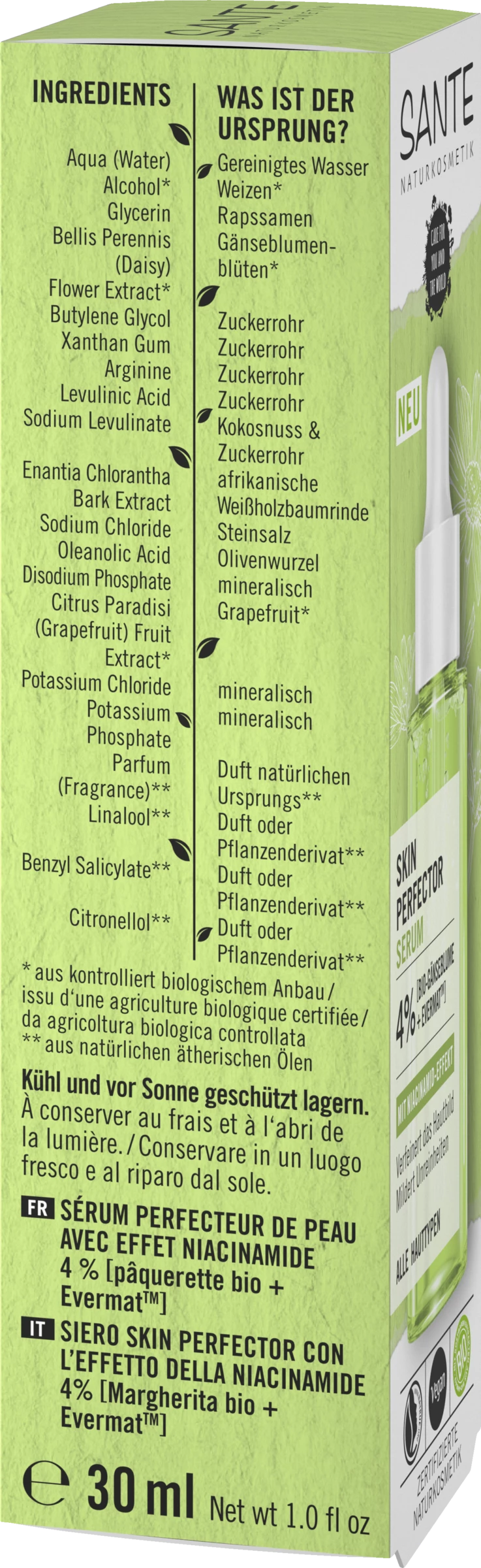 Sante Skin Perfector Serum Mit Niacinamid-Effekt 2 Sante Skin Perfector Serum Mit Niacinamid-Effekt – Bild 2