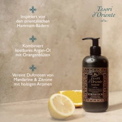 Tesori D'Oriente Aromatische Cremige Handseife HAMMAM Arganöl & Orangenblüte -Compeed Geschäft MAM 9386438 SHOP IMAGE 1.4