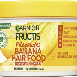 Garnier Fructis Pflegendes Banana Hair Food 3in1 Maske
