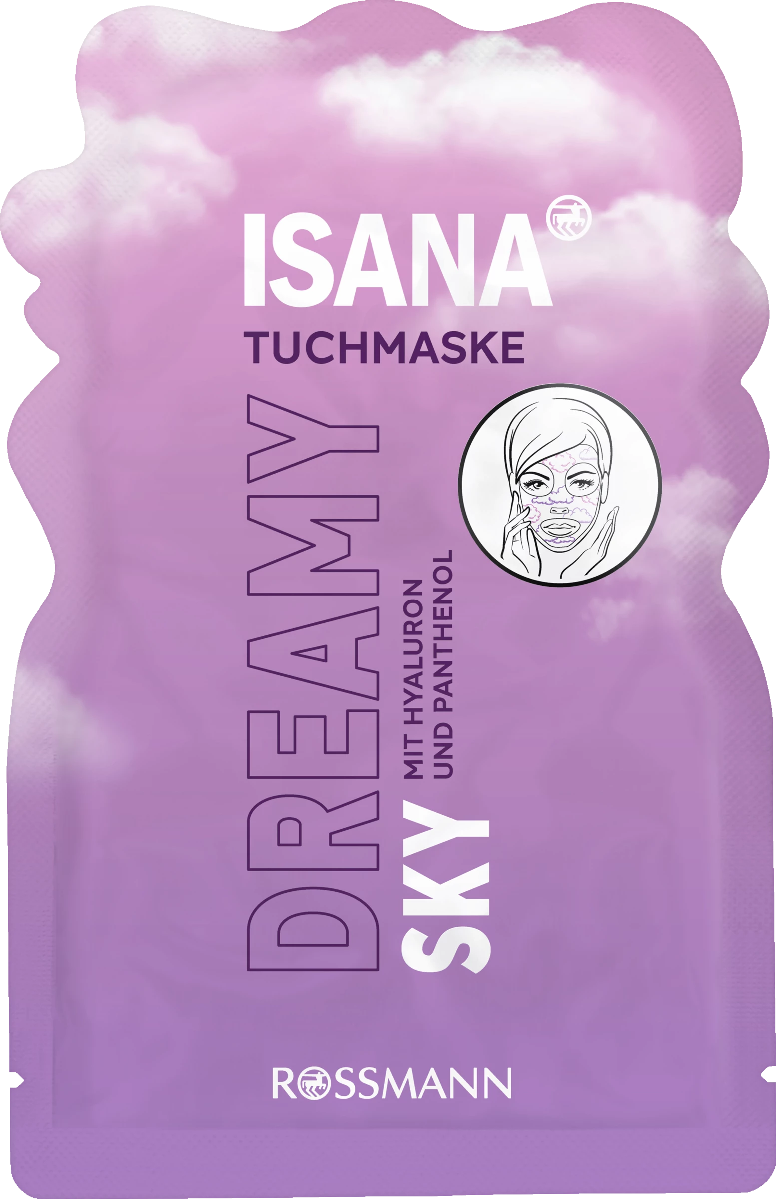 ISANA Tuchmaske Dreamy Sky 1 ISANA Tuchmaske Dreamy Sky