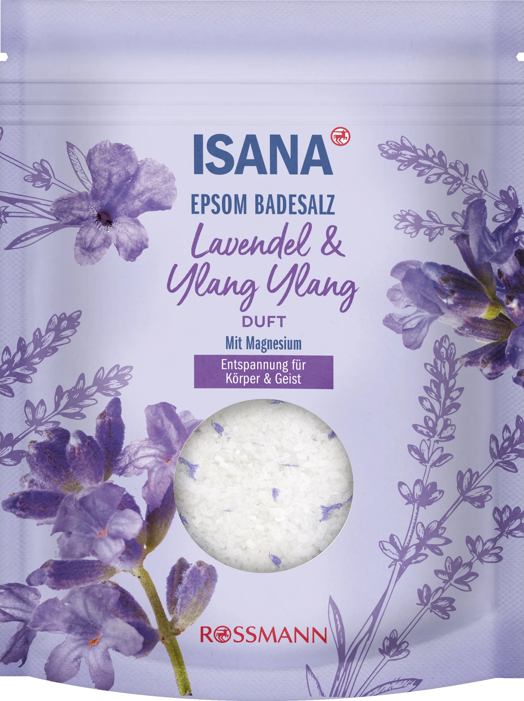 ISANA Epsom Badesalz Lavendel 1 ISANA Epsom Badesalz Lavendel
