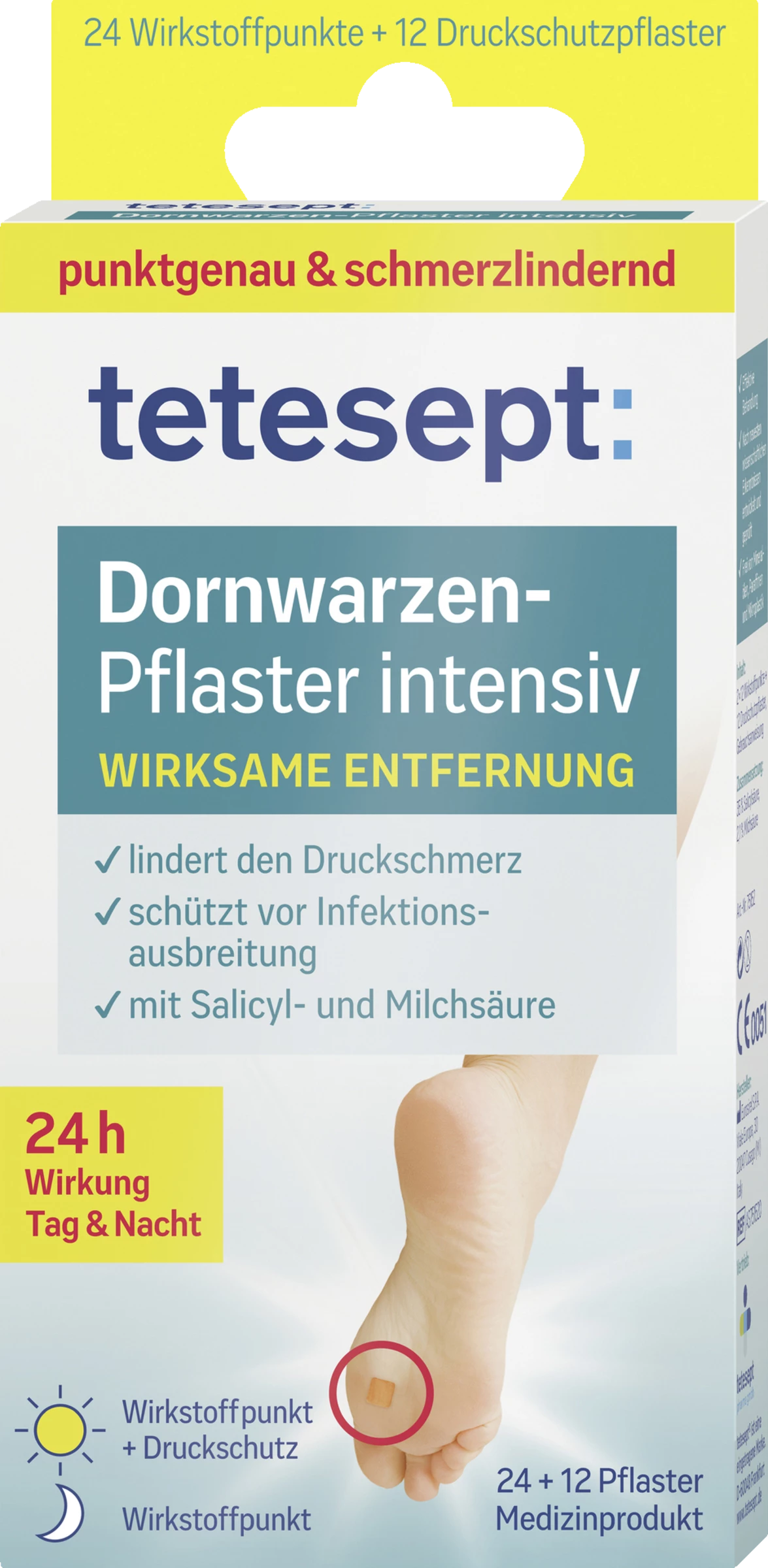 Tetesept Med Foot Care Dornwarzenpflaster Intensiv 1 Tetesept Med Foot Care Dornwarzenpflaster Intensiv
