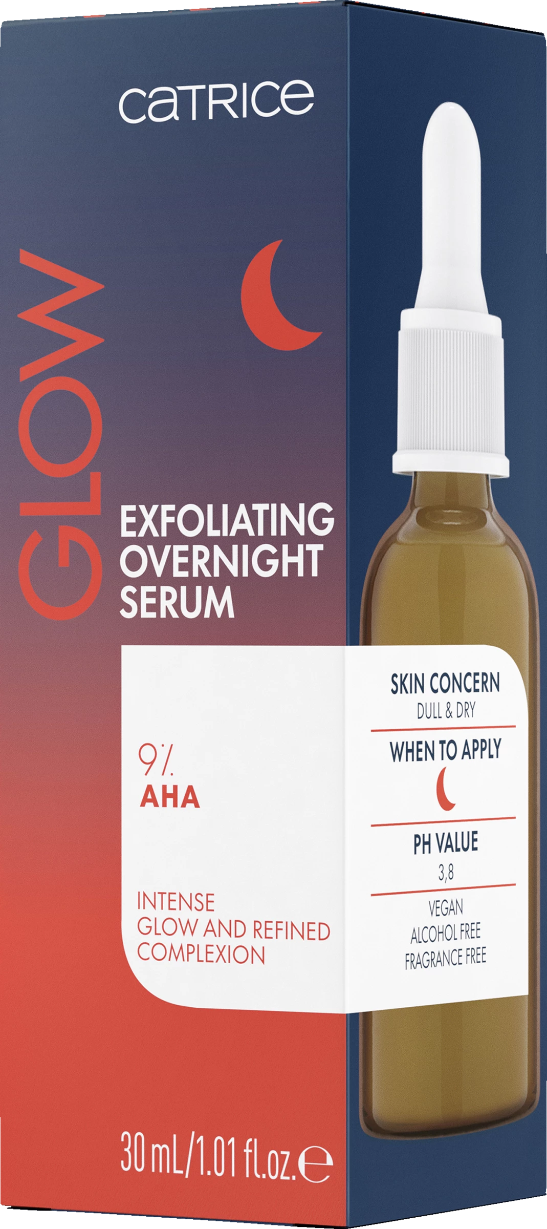 Catrice Glow Exfoliating Overnight Serum 2 Catrice Glow Exfoliating Overnight Serum – Bild 2