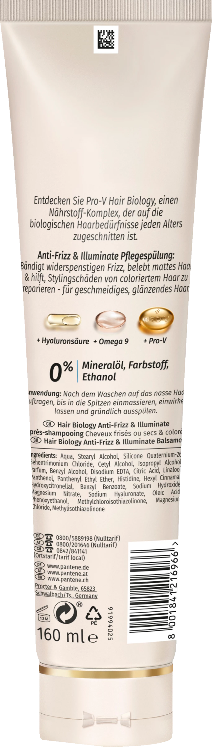 Hair Biology Pflegespülung Anti-Frizz & Illuminate 2 Hair Biology Pflegespülung Anti-Frizz & Illuminate – Bild 2