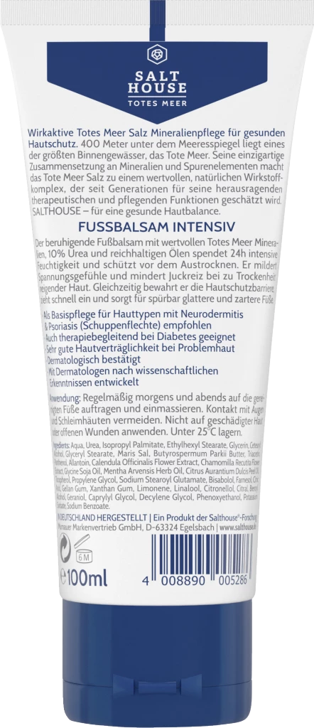 Salthouse Totes Meer Fussbalsam Intensiv 2 Salthouse Totes Meer Fussbalsam Intensiv – Bild 2