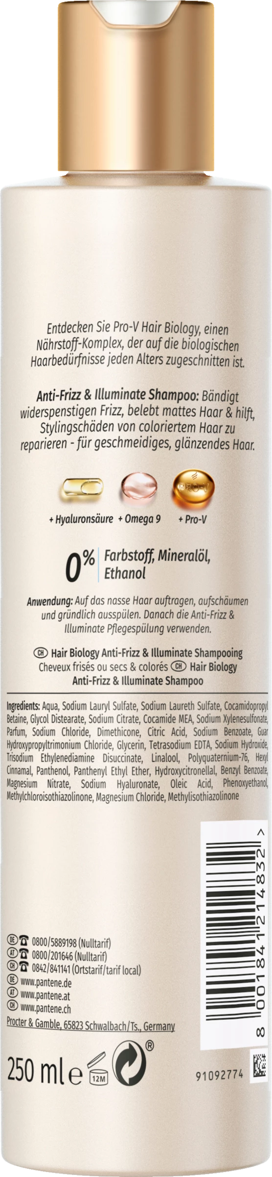 Hair Biology Haarshampoo Anti-Frizz & Illuminate 2 Hair Biology Haarshampoo Anti-Frizz & Illuminate – Bild 2